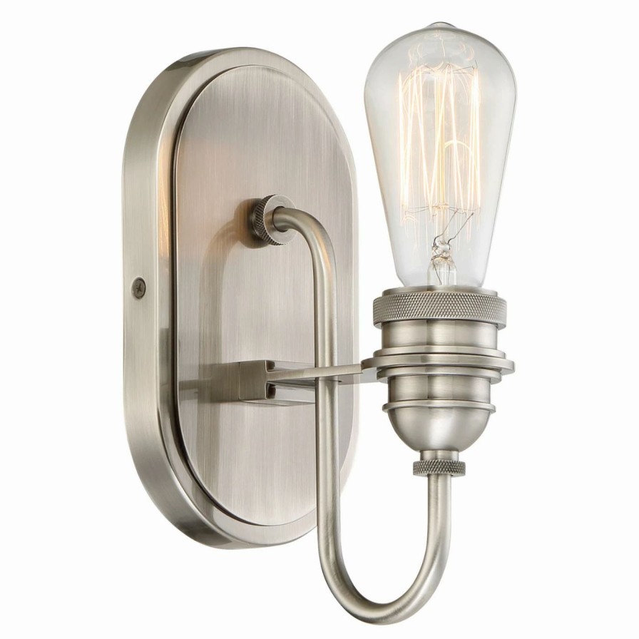 * | Discount Industrial Minka Lavery Uptown Edison 3451-84B Bathroom Vanity Light