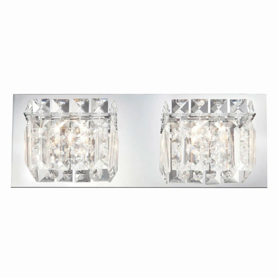 * | Discount Glam Elk Lighting Crown 2 Light Bathroom Vanity Light