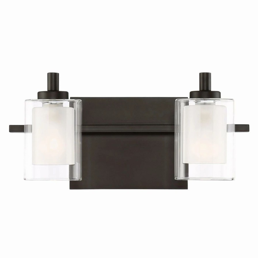 * | Deals Transitional Quoizel Kolt Klt8602Wtled Bathroom Vanity Light