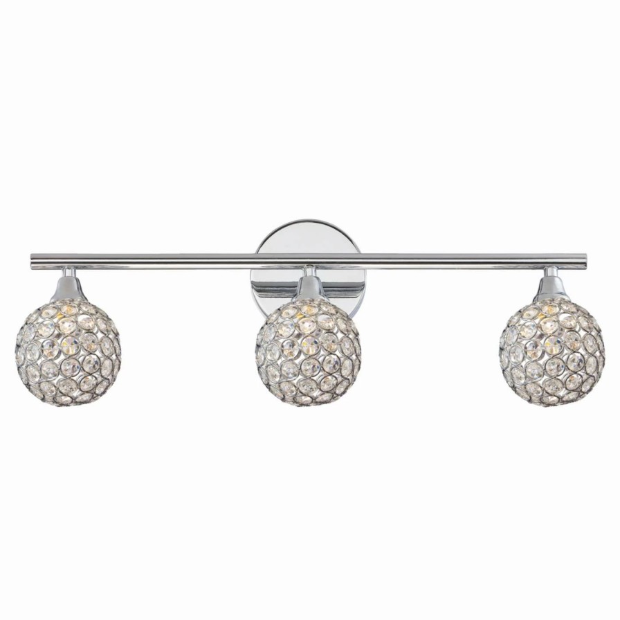 * | Hot Sale Modern / Contemporary Quoizel Platinum Collection Shimmer Pcsr8603C 3 Light Bathroom Vanity Light