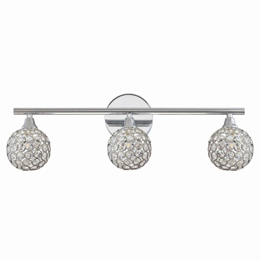 * | Hot Sale Modern / Contemporary Quoizel Platinum Collection Shimmer Pcsr8603C 3 Light Bathroom Vanity Light