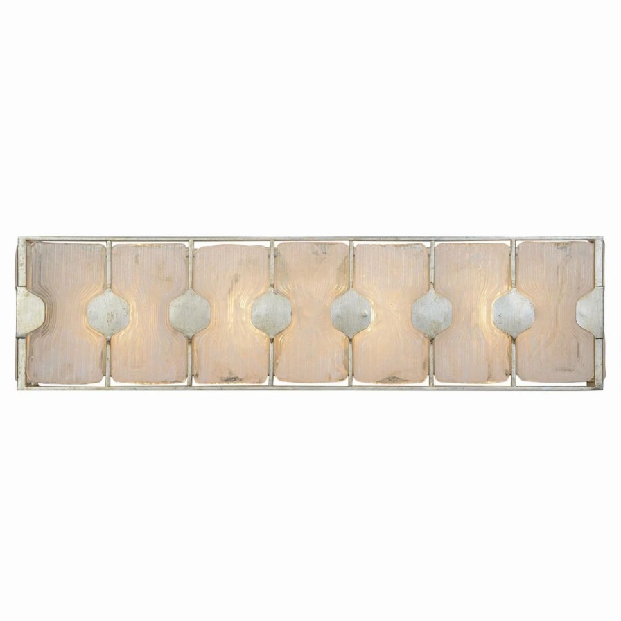 * | Best Deal Transitional Uttermost Rene 4 Light Swirl Glass Vanity Lights