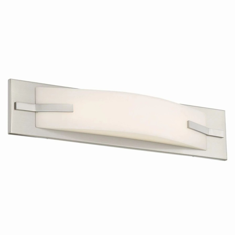 * | Best Deal Modern / Contemporary Nuvo Bow Led 19 In. Bathroom Vanity Light