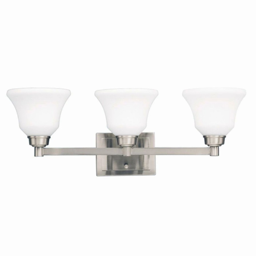 * | Deals Transitional Kichler Langford 5390 3 Light Bathroom Wall Light