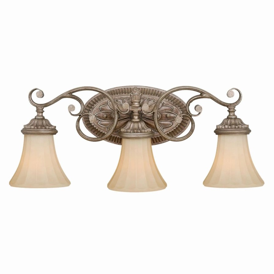 * | Best Reviews Of Traditional Vaxcel Lighting Avenant W0156 3 Light Bathroom Vanity Light