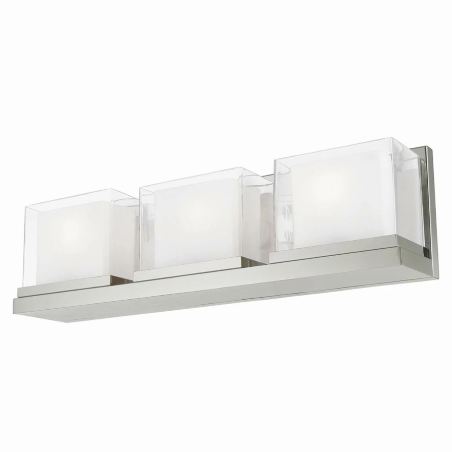 * | Promo Transitional Livex Lighting Duval 3 Light Bathroom Vanity Light