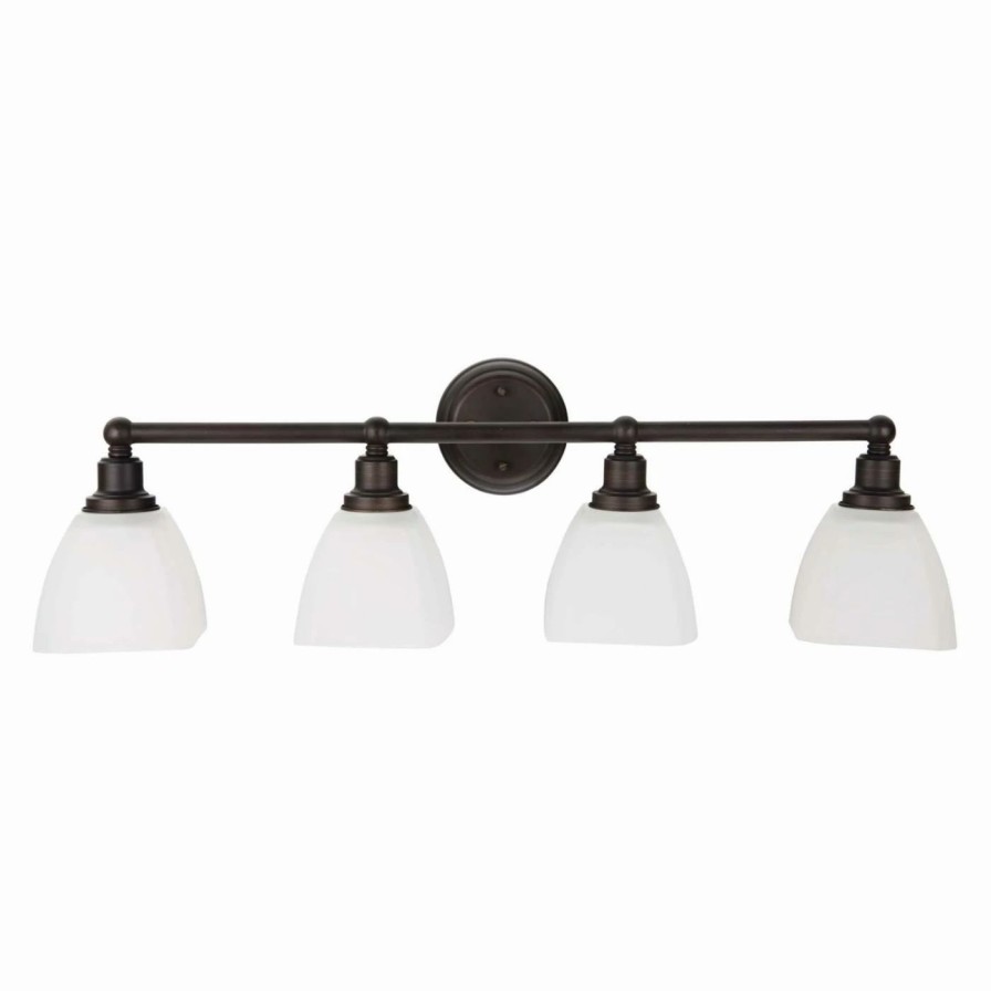 * | Coupon Modern / Contemporary Craftmade Bradley 26604 4 Light Bathroom Vanity Light