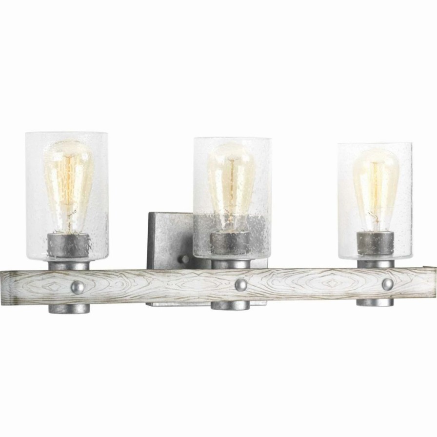 * | Wholesale Farmhouse / Cottage Progress Lighting Gulliver 3 Light Bathroom Vanity Light