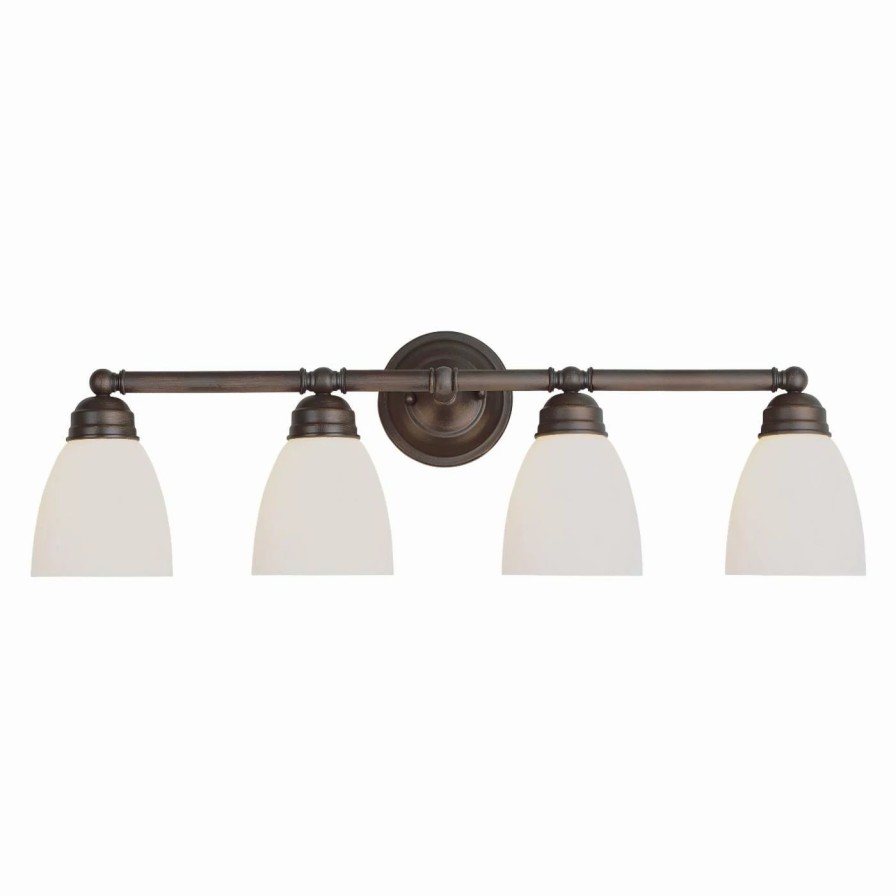 * | Promo Trans Globe Lighting Transitional Trans Globe 3358 Rob Bath Bar Rubbed Oil Bronze 30W In.