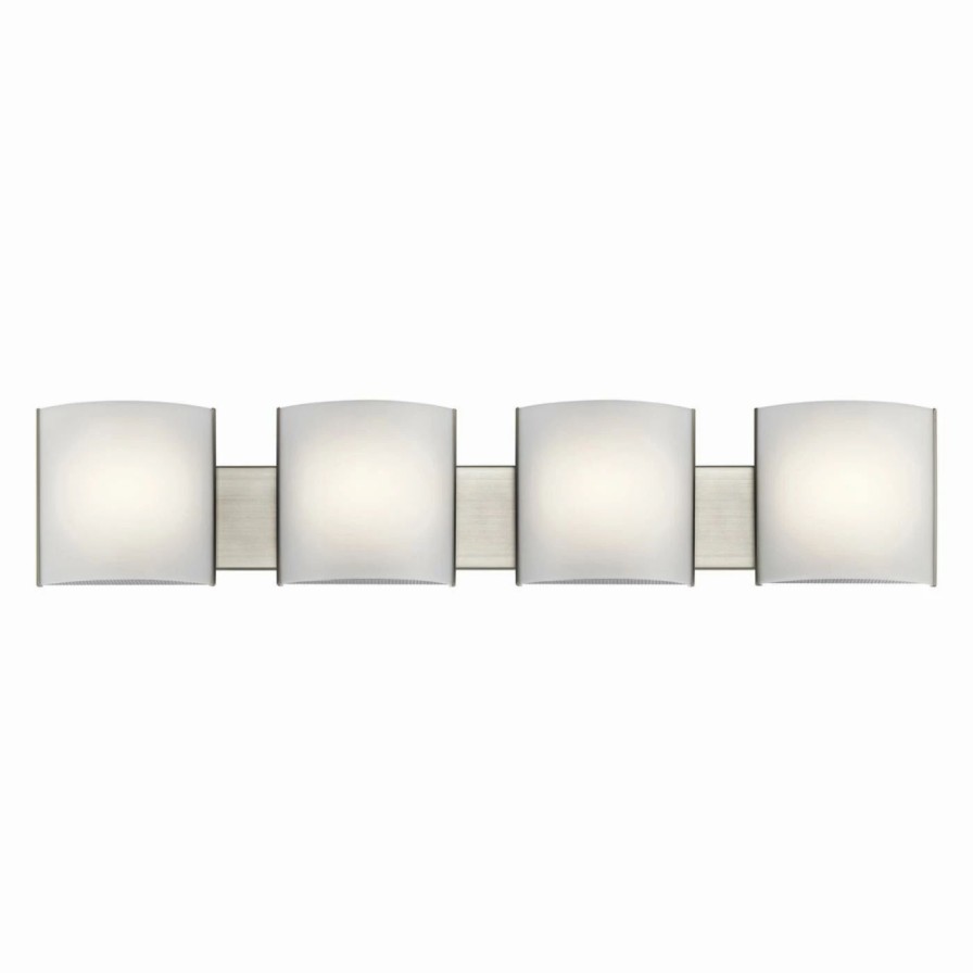 * | Best Deal Transitional Kichler 10800 4 Light Led Bath Light