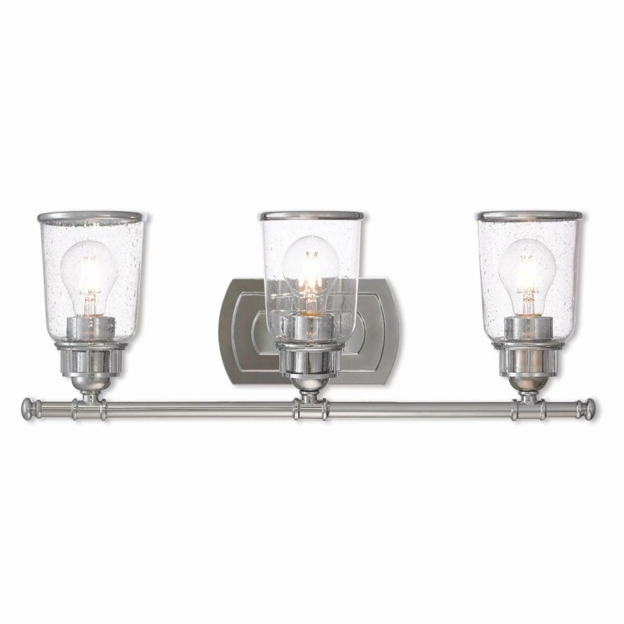 * | Deals Transitional Livex Lighting Lawrenceville 3 Light Bathroom Vanity Light