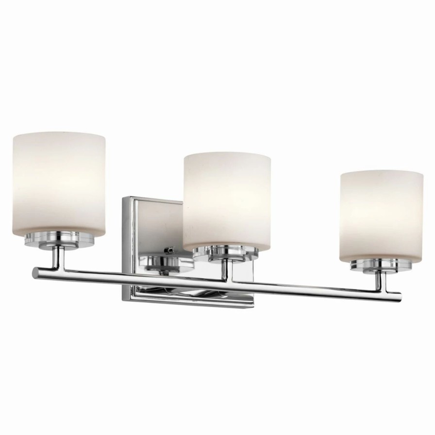 * | Wholesale Transitional Kichler Ohara 45502Ch 3 Light Bathroom Vanity Light