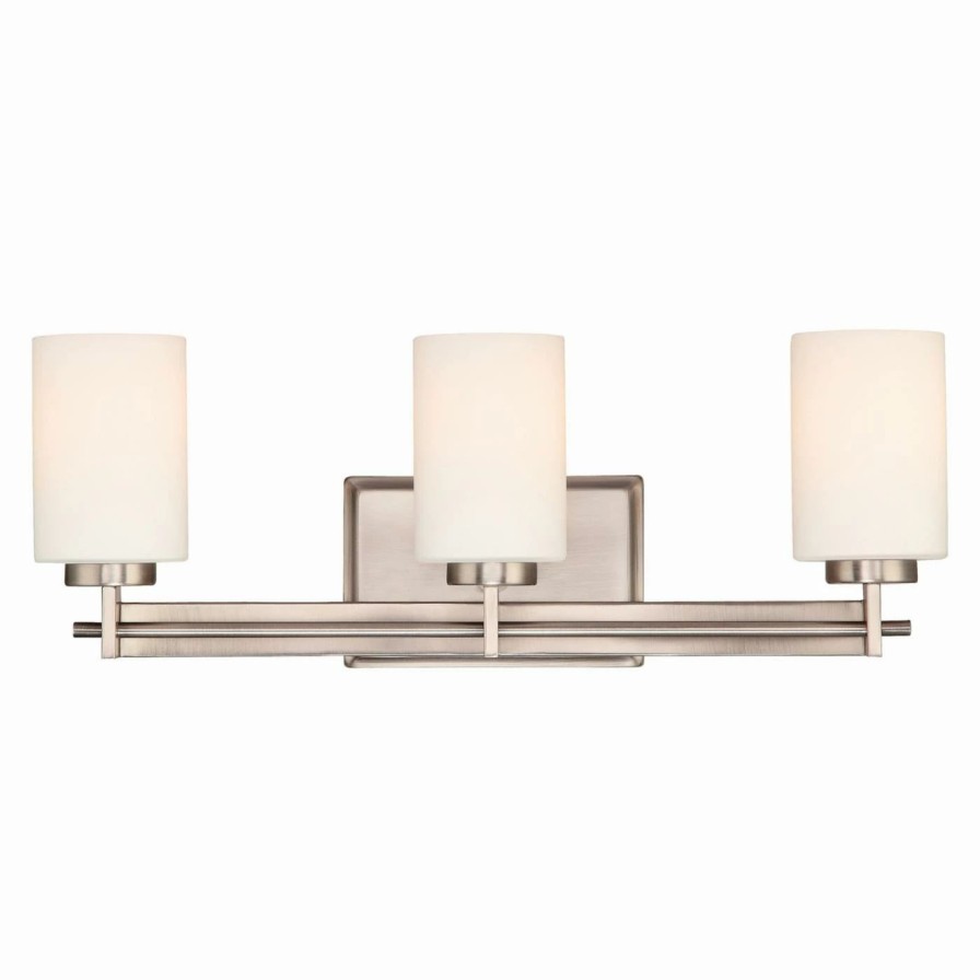 * | Cheapest Modern / Contemporary Quoizel Taylor Ty8603Wt 3 Light Bathroom Vanity Light