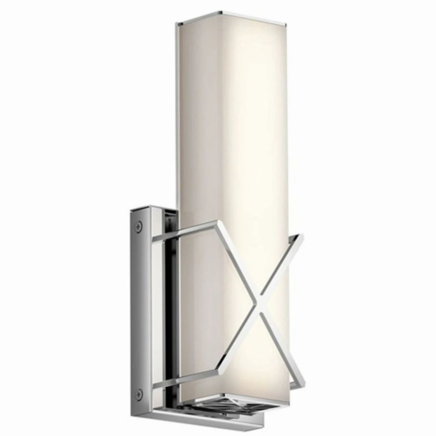 * | Hot Sale Modern / Contemporary Kichler Trinsic 45656 Chrome Led Wall Sconce