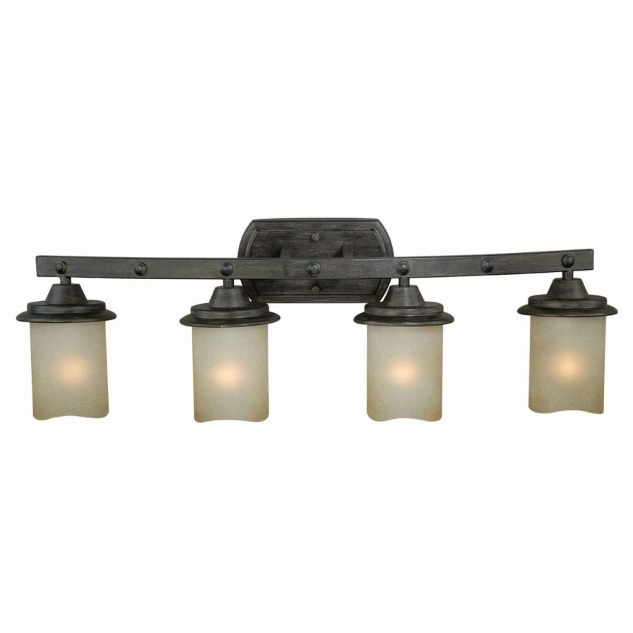 * | Top 10 Coastal Vaxcel Halifax W0183 4 Light Bathroom Vanity Light