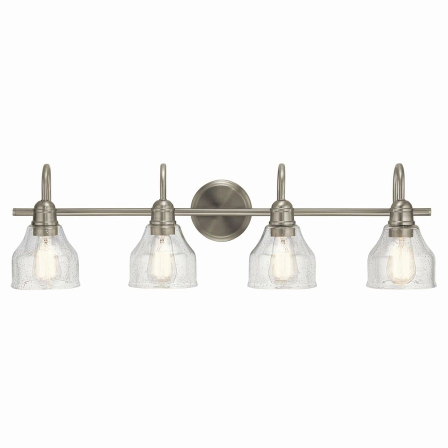 * | Best Deal Transitional Kichler Avery 4 Light Bathroom Vanity Light