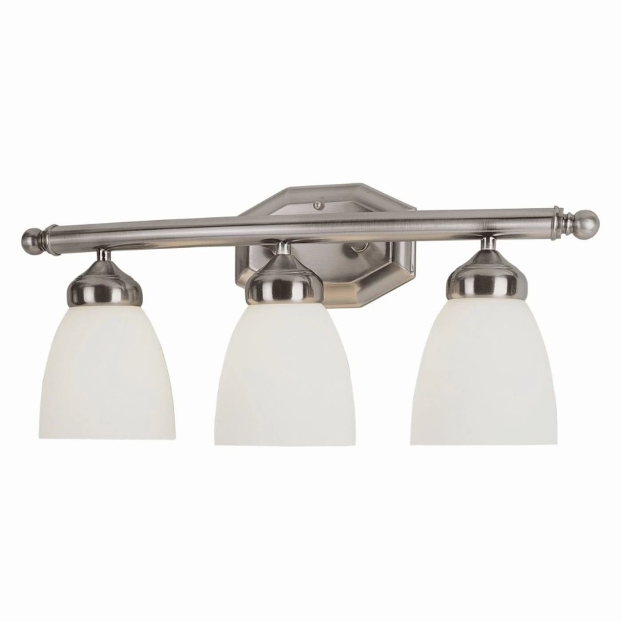 * | New Trans Globe Lighting Modern / Contemporary Trans Globe 2513 Bn Bath Bar Brushed Nickel 22W In.