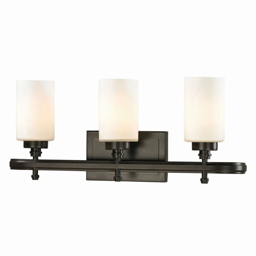 * | Budget Modern / Contemporary Elk Lighting Dawson 3 Light Bathroom Vanity Light