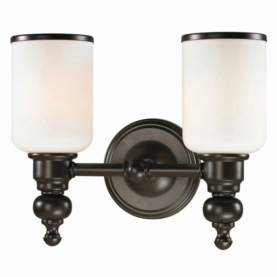 * | Budget Modern / Contemporary Elk Lighting Bristol Way 2 Light Bathroom Vanity Light