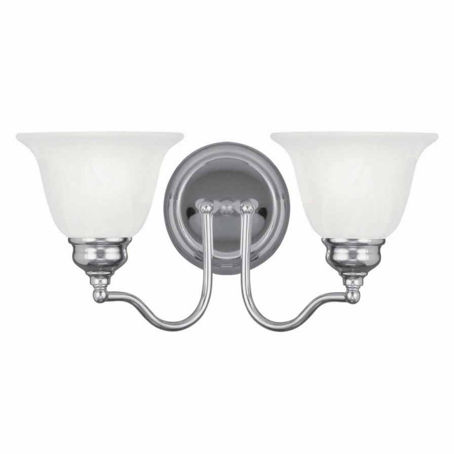 * | Coupon Livex Lighting Traditional Livex Essex 1352-05 2-Light Bath Light In Chrome