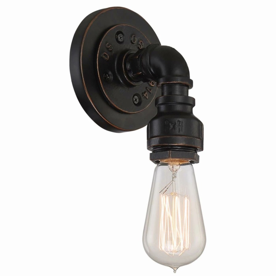 * | Best Sale Industrial Nuvo Iron 60/5791 Bathroom Vanity Light