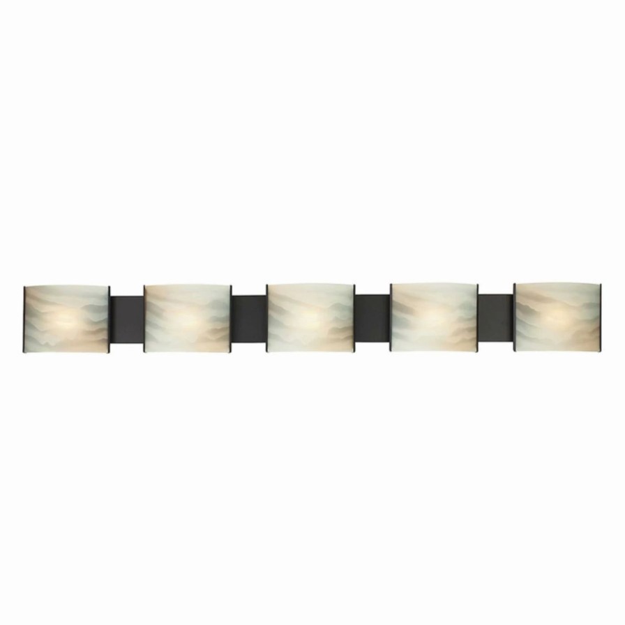 * | Promo Modern / Contemporary Elk Lighting Pannelli 5 Light Bathroom Vanity Light