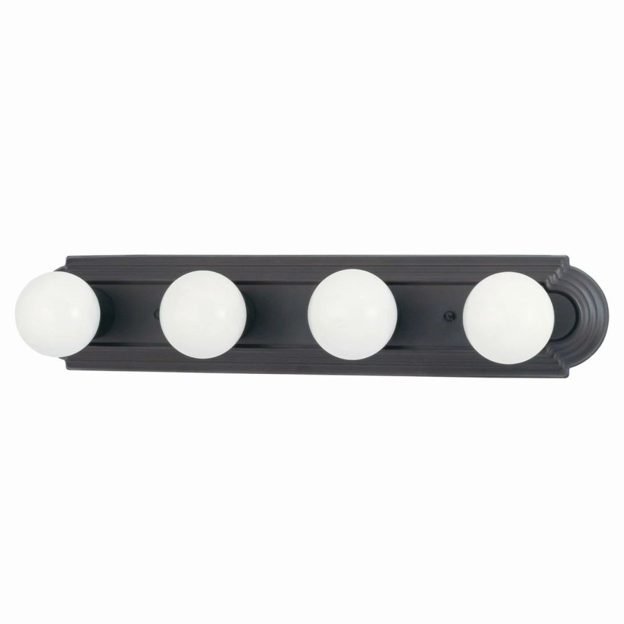 * | Best Sale Transitional Nuvo 60 Racetrack 4 Light Bathroom Vanity Light