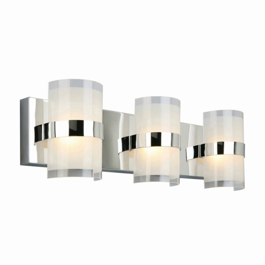 * | New Transitional Design House Haswell 3 Light Led Bathroom Vanity Light