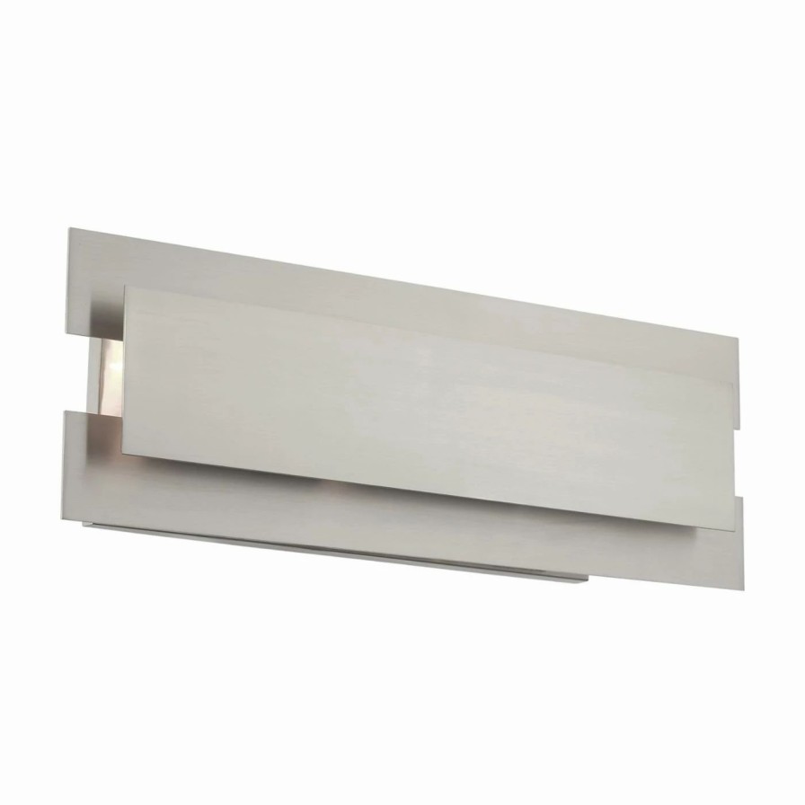 * | New Mid-Century Livex Lighting Varick 3 Light Bathroom Vanity Light