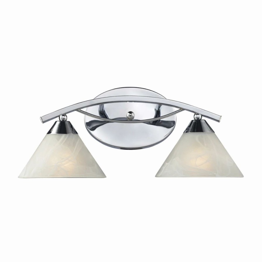 * | Top 10 Transitional Elk Lighting Elysburg 2-Light Bathroom Vanity Light 17021/2 18W In.