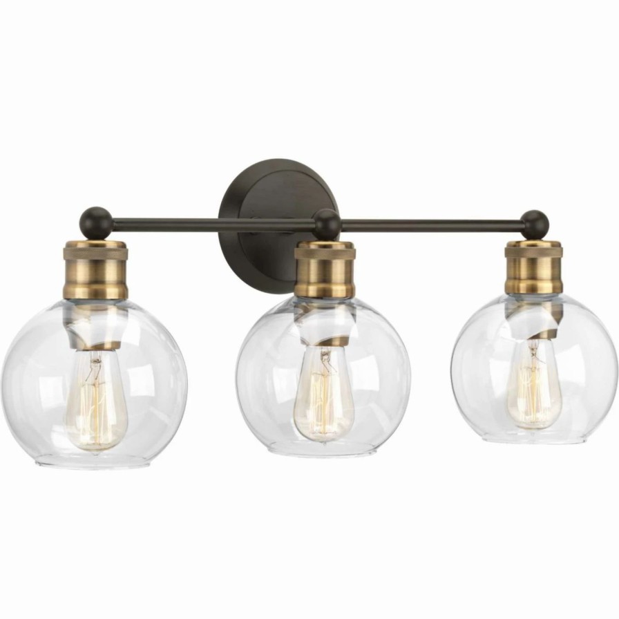 * | Deals Transitional Progress Lighting Hansford 3 Light Bathroom Vanity Light