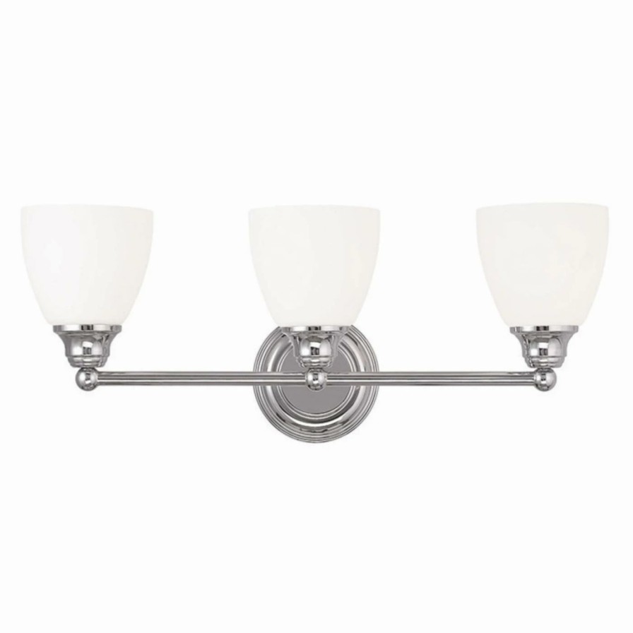 * | Outlet Traditional Livex Lighting Somerville 13663 3 Light Bathroom Vanity Light