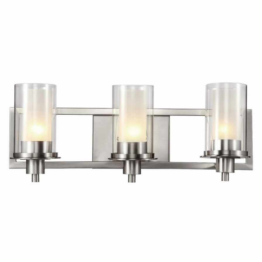 * | Outlet Trans Globe Lighting Transitional Trans Globe 20043 Bath Bar Brushed Nickel 22W In.