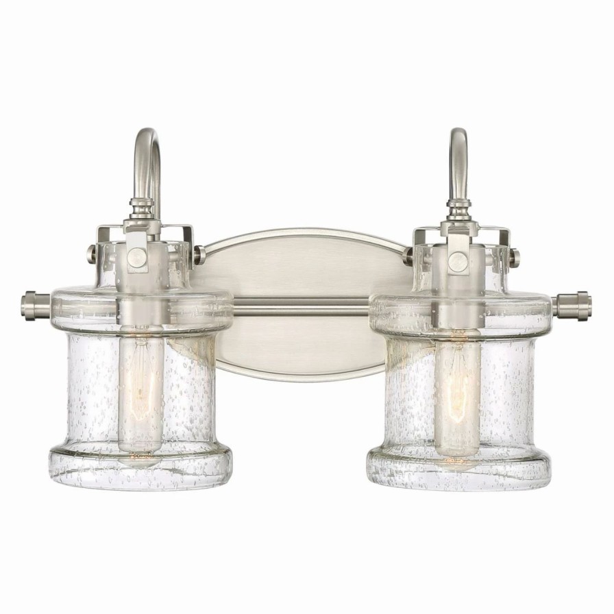 * | Brand New Industrial Quoizel Danbury Dny8602Bn Bathroom Vanity Light