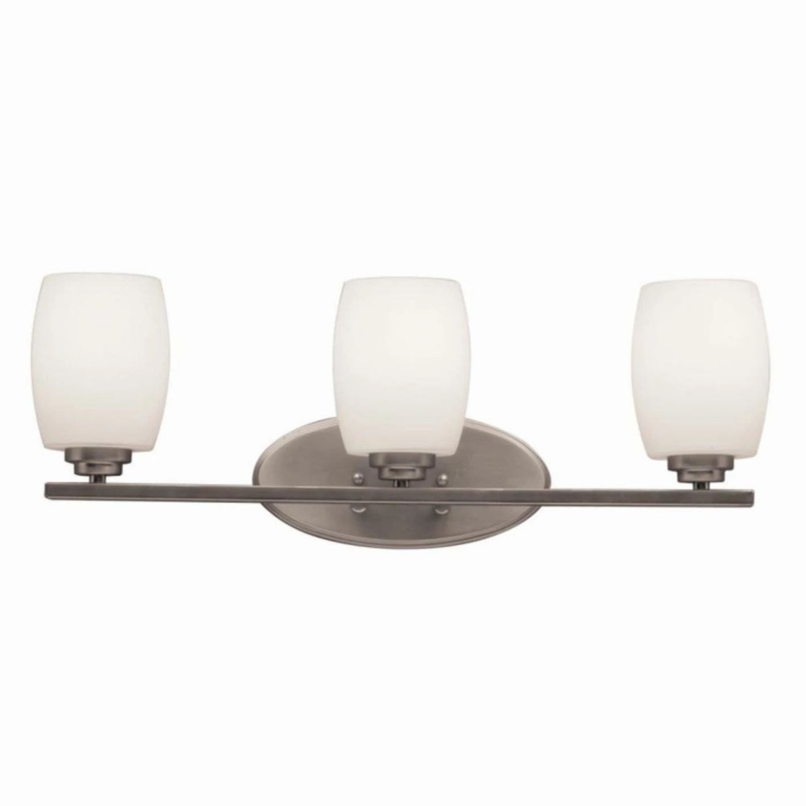 * | Brand New Bathroom Vanity Lights Kichler Eileen 5098 3 Light Bathroom Vanity Light