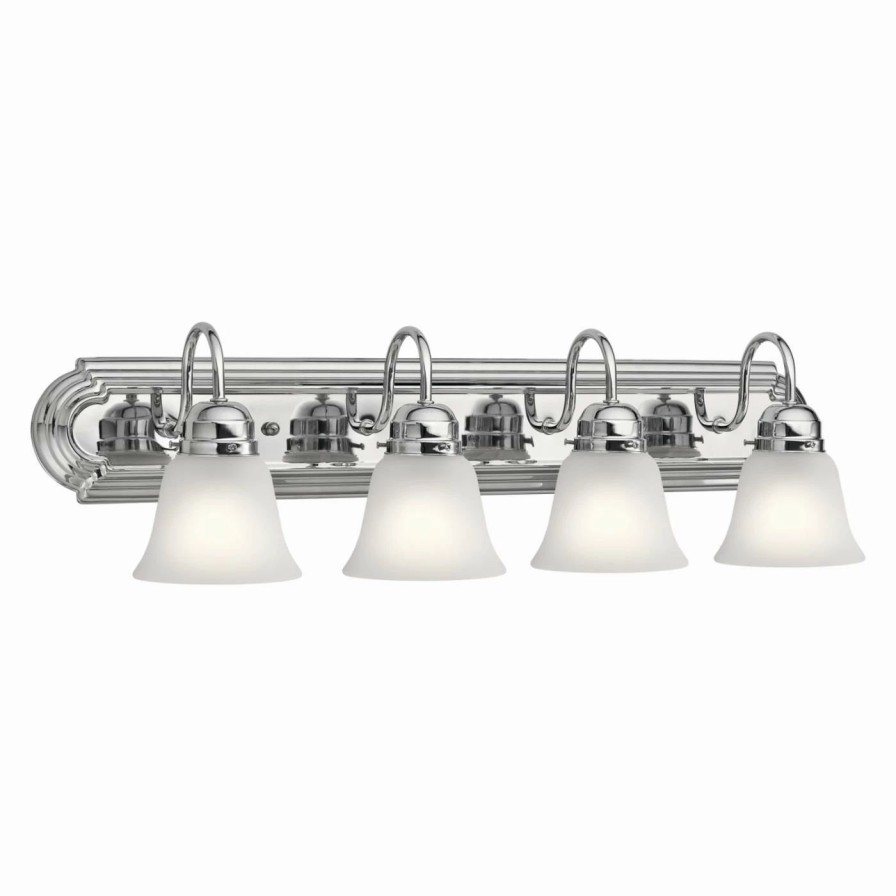 * | Coupon Transitional Kichler 4 Light Bathroom Vanity Light