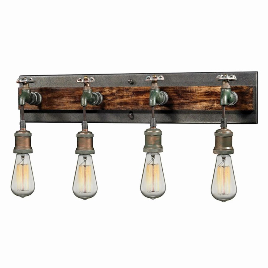 * | Wholesale Farmhouse / Cottage Elk Lighting Jonas 4 Light Bathroom Vanity Light