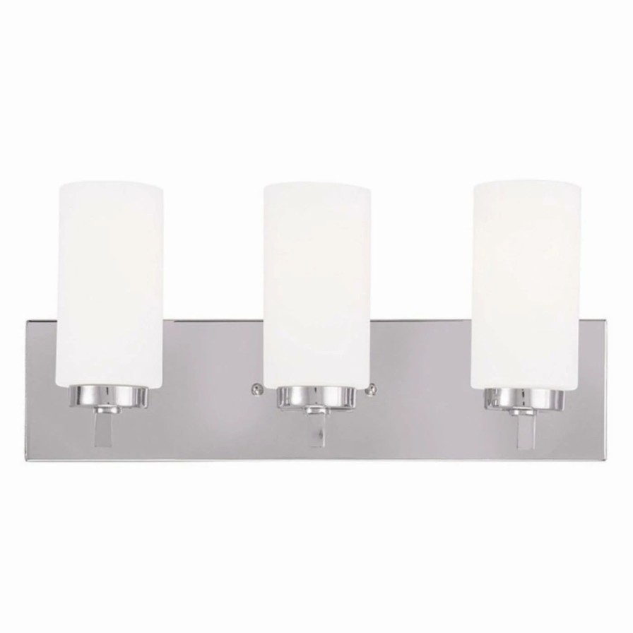 * | Buy Modern / Contemporary Livex Lighting West Lake 16373 3 Light Bathroom Vanity Light