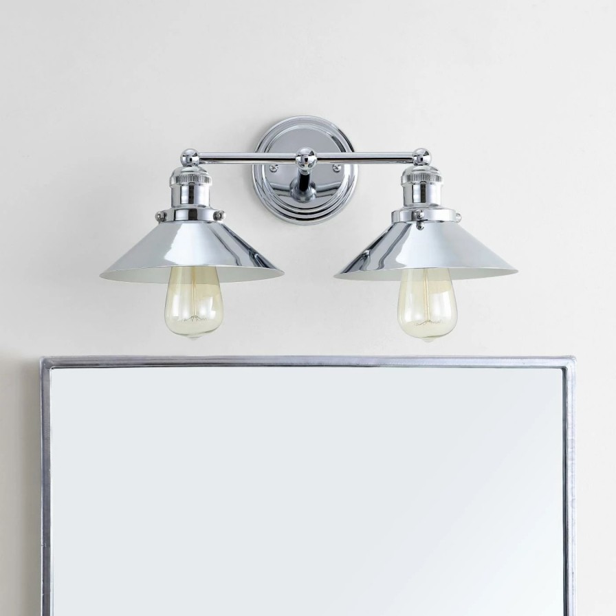 * | Cheapest Farmhouse / Cottage Jonathan Y Jyl June 2 Light Bathroom Vanity Light