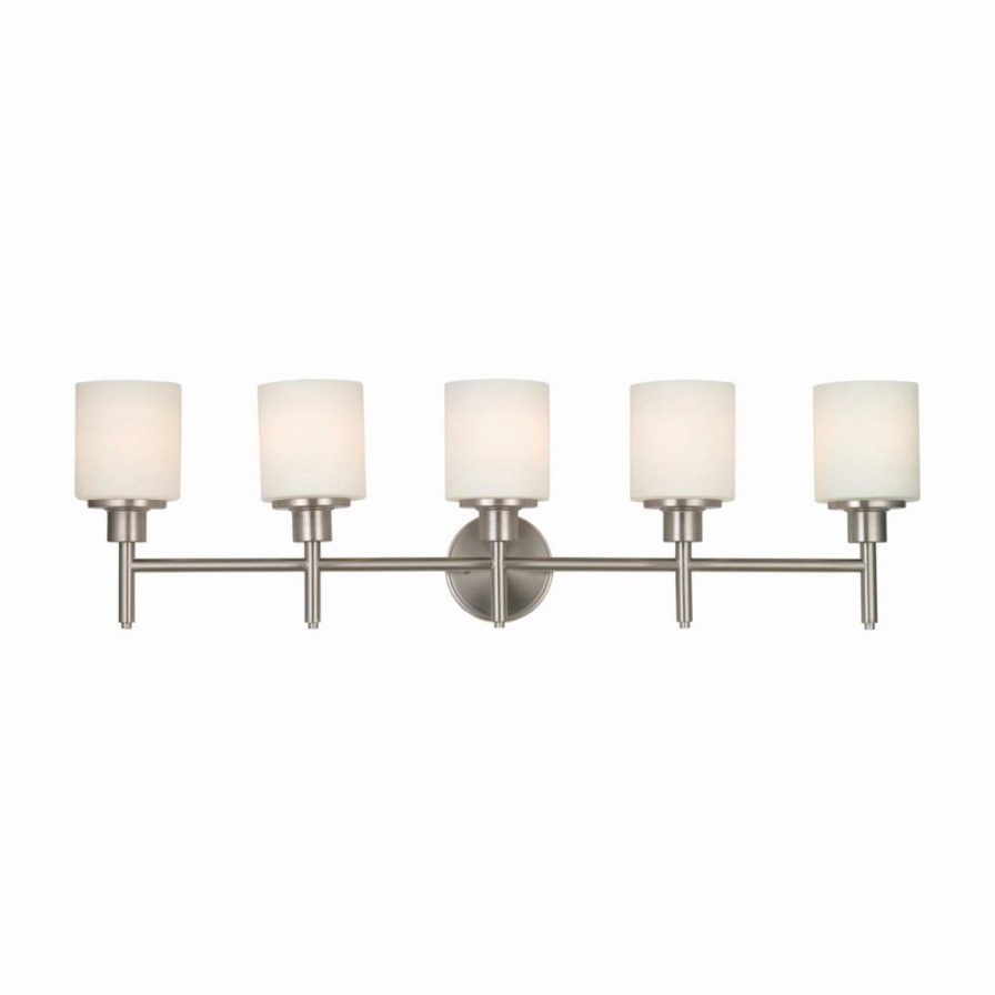 * | Best Pirce Transitional Design House Aubrey 5 Light Led Bathroom Vanity Light