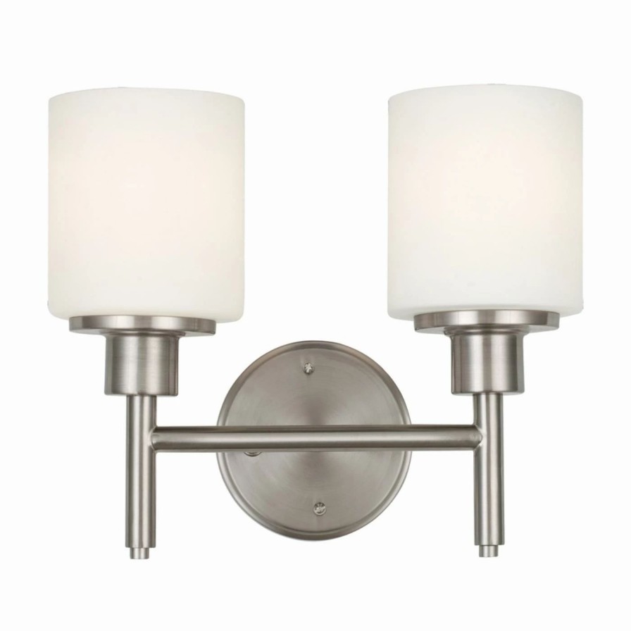 * | Best Pirce Transitional Design House Aubrey 2 Light Led Bathroom Vanity Light