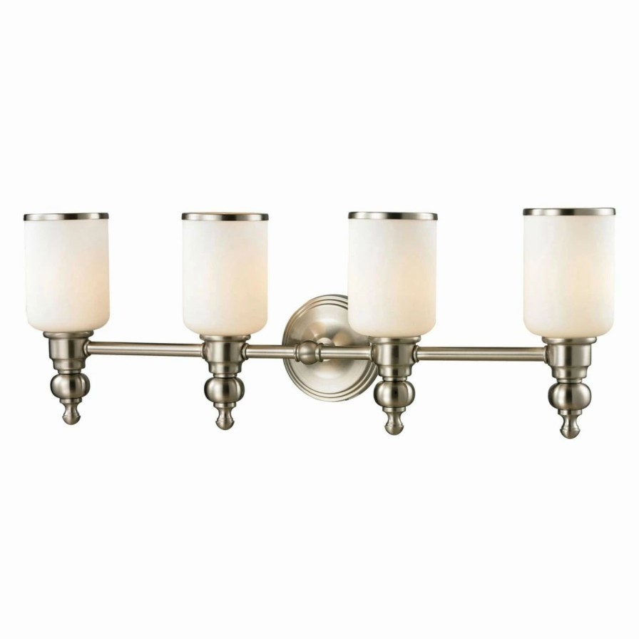 * | Top 10 Modern / Contemporary Elk Lighting Bristol Way 4 Light Bathroom Vanity Light