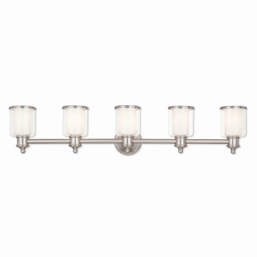 * | Brand New Transitional Livex Lighting Middlebush 40215 Bathroom Vanity Light