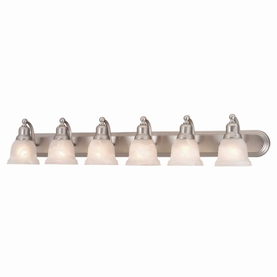 * | Outlet Traditional Vaxcel Lasalle Ls-Vld106 6 Light Bathroom Vanity Light