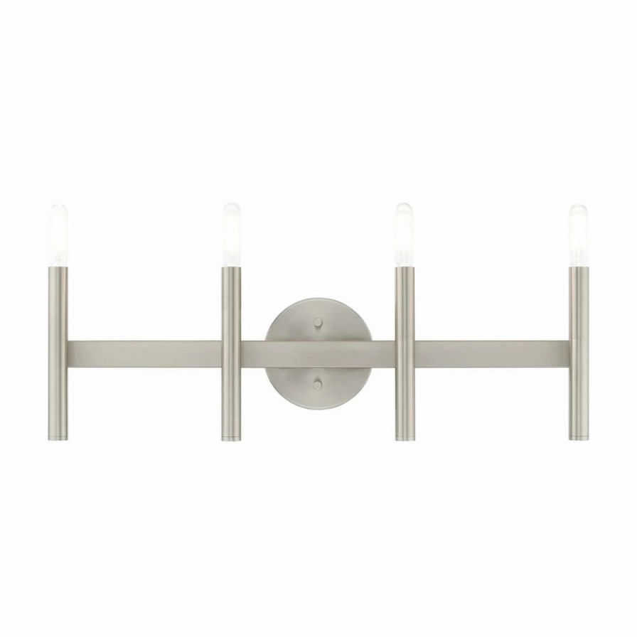 * | Budget Mid-Century Livex Lighting Copenhagen 10344-91 Bathroom Vanity Light