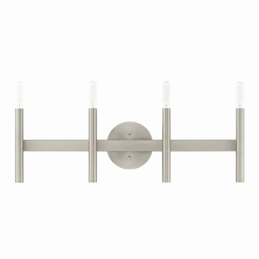 * | Budget Mid-Century Livex Lighting Copenhagen 10344-91 Bathroom Vanity Light