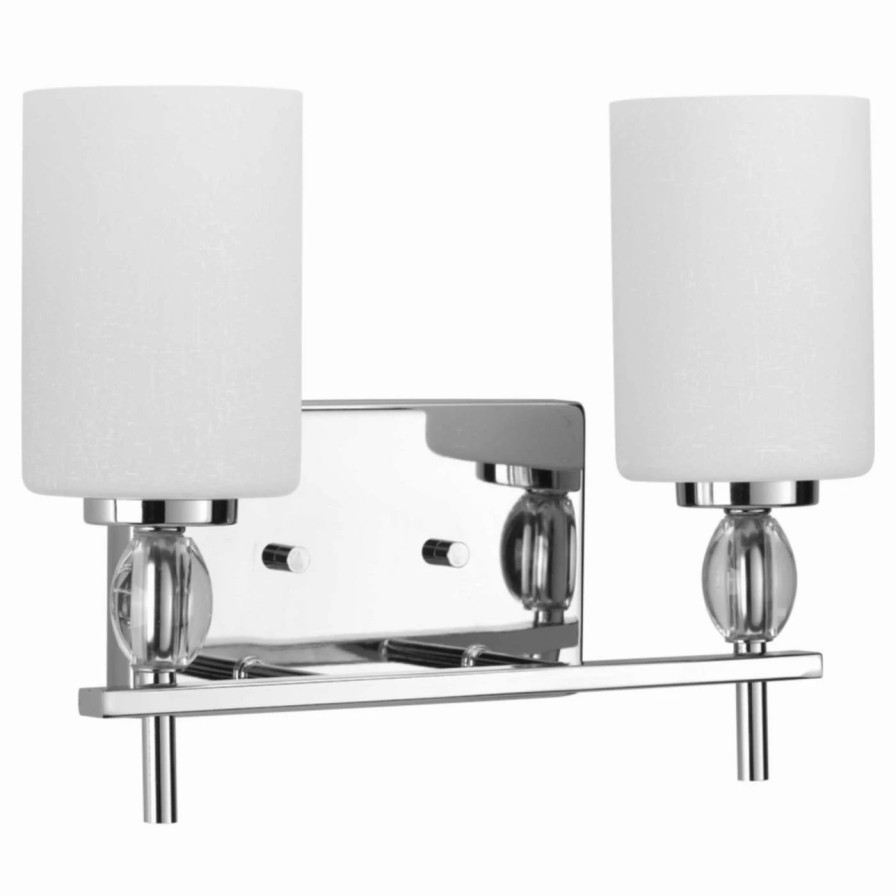 * | Cheapest Modern / Contemporary Progress Lighting Status 2 Light Bathroom Vanity Light