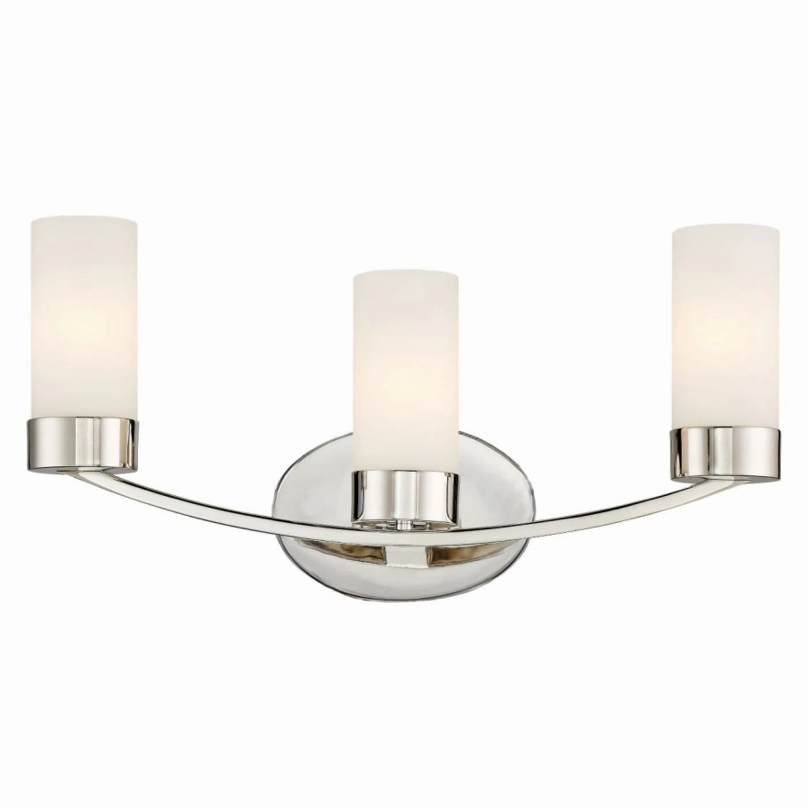 * | Brand New Transitional Nuvo Denver 3 Light Bathroom Vanity Light