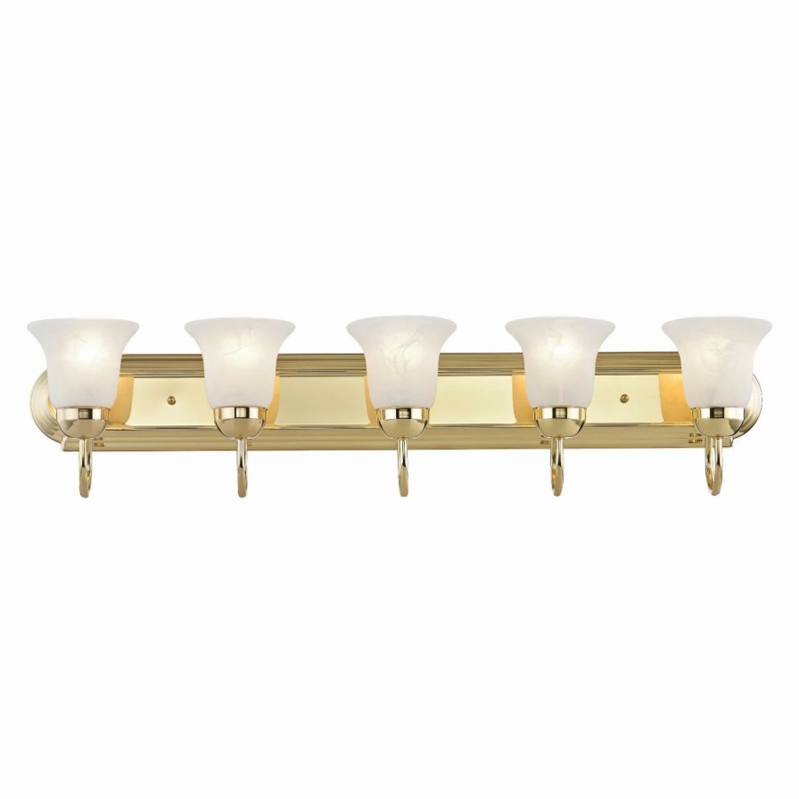 * | Cheapest Livex Lighting Traditional Livex Home Basics 1075 Vanity Light 36W In.