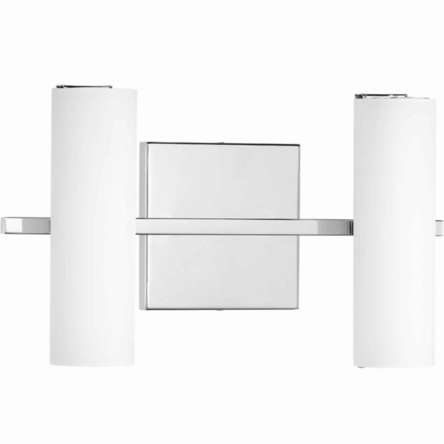 * | Outlet Transitional Progress Lighting Colonnade 2 Light Bathroom Vanity Light